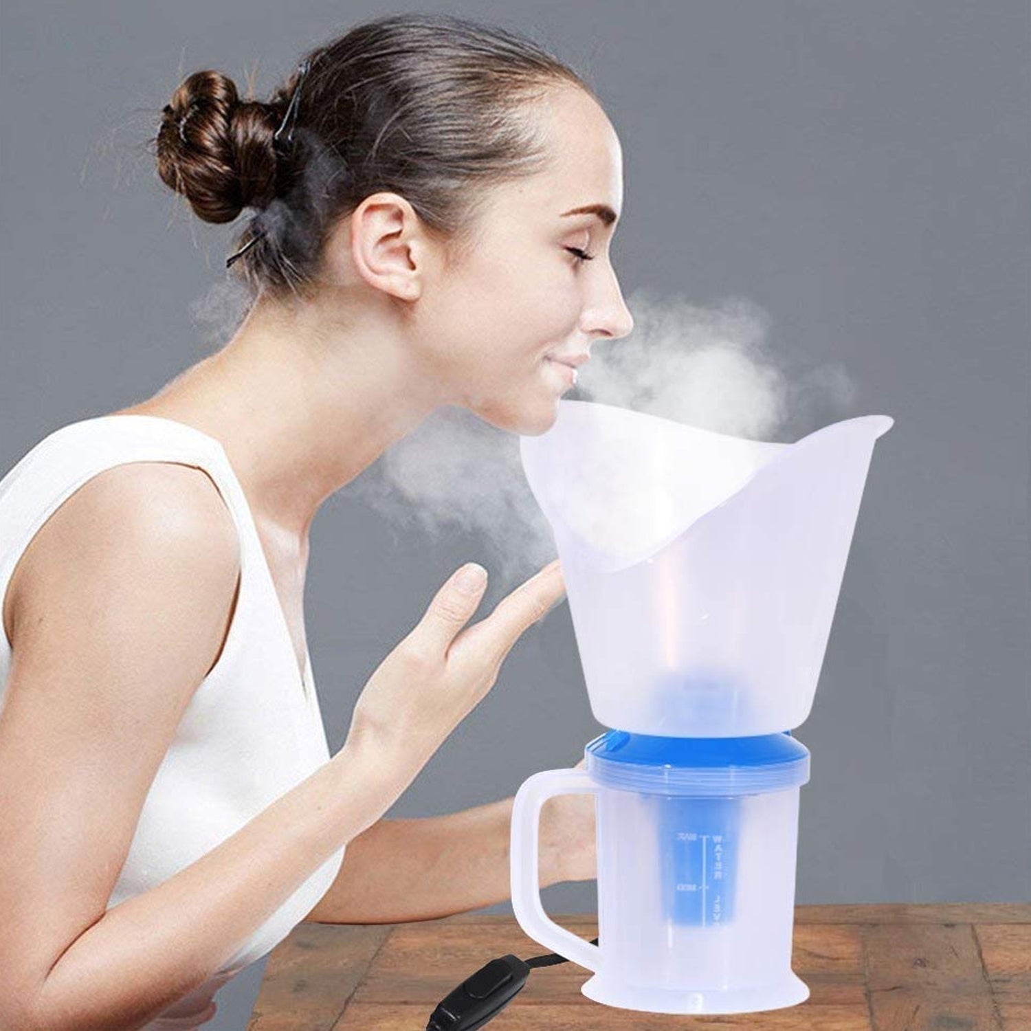 3 in 1 vaporizer for inhaling, useful during cold and illness. 3 in 1 vaporizer for inhaling, useful during cold and illness.